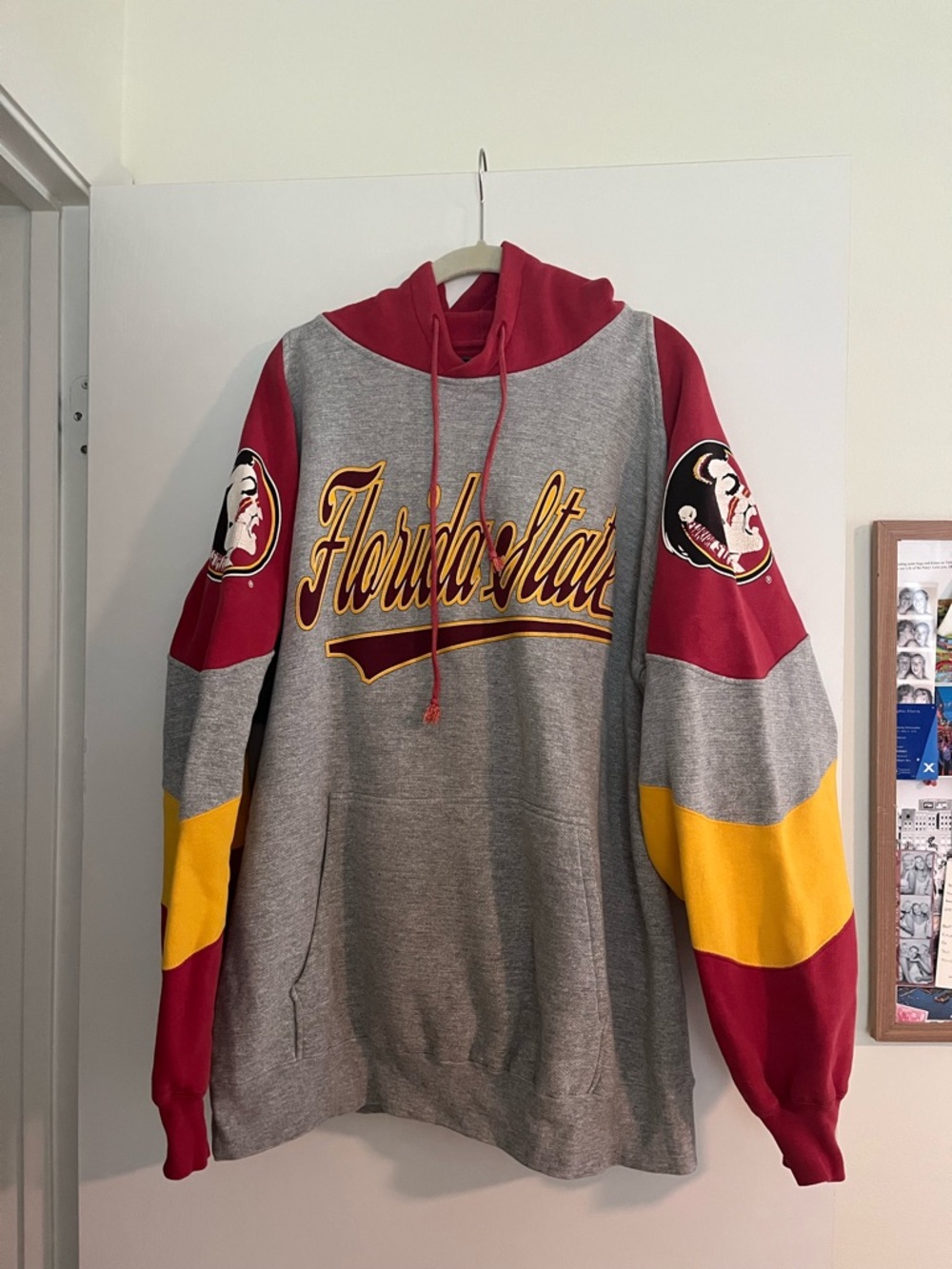 Vintage FSU Florida State Grey and Garnet Pullover Hoodie